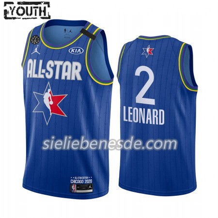 Kinder NBA LA Clippers Trikot Kawhi Leonard 2 2020 All-Star Jordan Brand Blau Swingman